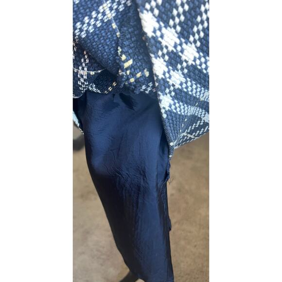 BURBERRY BLUE LABEL Nova Check Sleeveless Cotton Blend Zip Back Dress EU 38 US 4 - Picture 7 of 12